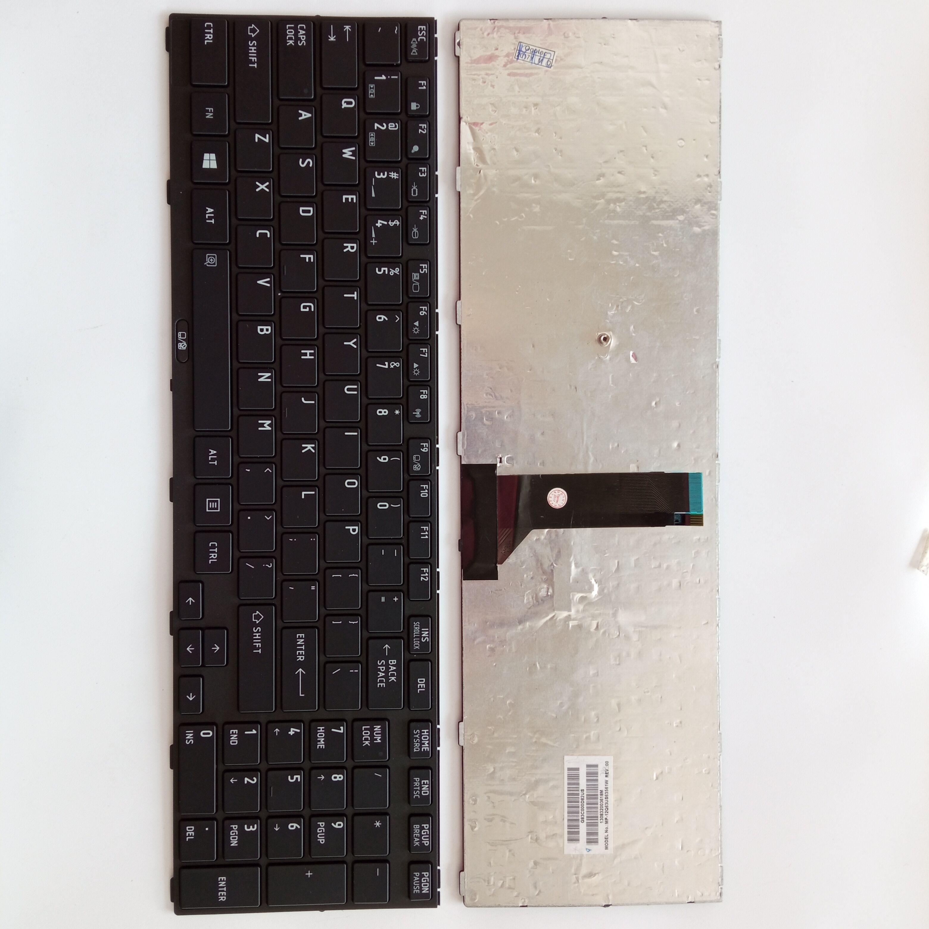 Picture of New Replacement Laptop Keyboard For TOSHIBA R850/R950/R960/R751/R752 BLACK FRAME BLACK US Layout